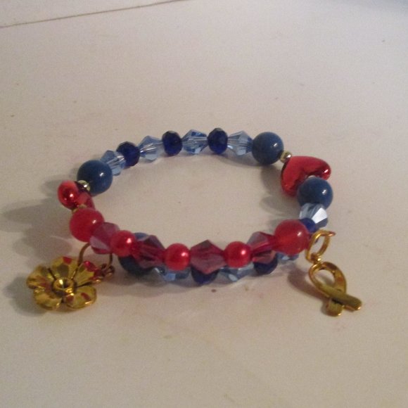 candyjewelshop Jewelry - Awareness Bracelets Handmade By candyjewelshop In The IPF Color Blue💙💙